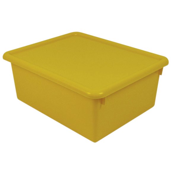 Romanoff Products Buzón Polizón De 5" Con Tapa, Color Amarillo