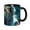 Black, variant on Cute Cat Astronaut Sea Coffee Mug Fun Custom Ceramic Mugs 11oz Black