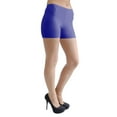 thumbnail image 2 of Vivian's Fashions Legging Shorts - Cotton, Misses Size (Royal Blue, M), 2 of 3