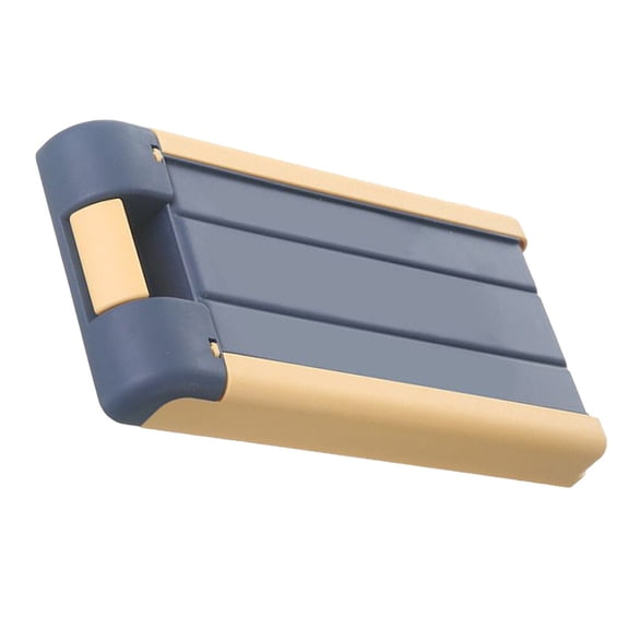 WEUVEB Blue Rectangular PS ABS Storage Drawer Organizer 1Pack Desk Accessories Office Use