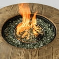 thumbnail image 3 of HOYOA 30" Round Gas Fire Pit Table, 50000 BTU Steel Propane Fire Pit with Rain Cover, Outdoor Gas Fireplace for Backyard, Garden, Patio, 3 of 8