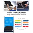 thumbnail image 5 of WANDF Small Travel Backpack for Men,Personal Item Bag 17x10x9 | 20L Airline Approved Carry On Backpack,Smart Clamshell  Backpacks,14" Laptop Backpack for Work,College,Business(Black), 5 of 13