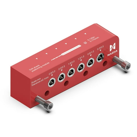 Plastic Borehole Positioner Locator Round Rod Center Drilling Fixture Hand Tool For Hobby Model Making Accessories