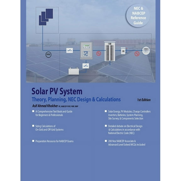 Solar PV System Theory, Planning, NEC Design & Calculations, (Paperback)