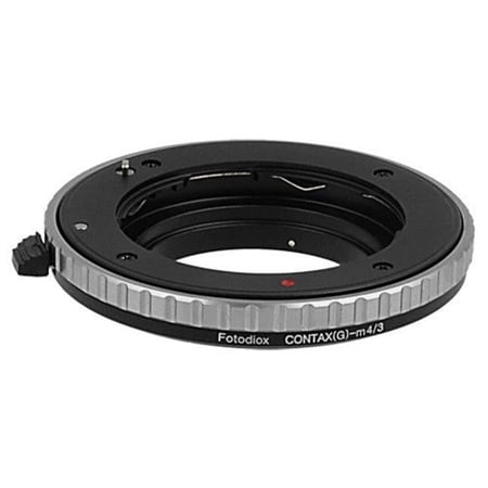 Fotodiox CntxG-MFT Lens Mount Adapter - Select Contax G SLR Lens To Micro Four Thirds Mount Mirrorless Camera Body with Built in Focus Control Dial