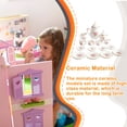 thumbnail image 4 of Juego de vajilla en miniatura Bewildely Rosa cerámica, 4 of 6