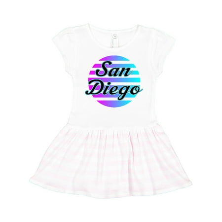 

Inktastic San Diego California Sunset Gift Toddler Girl Dress