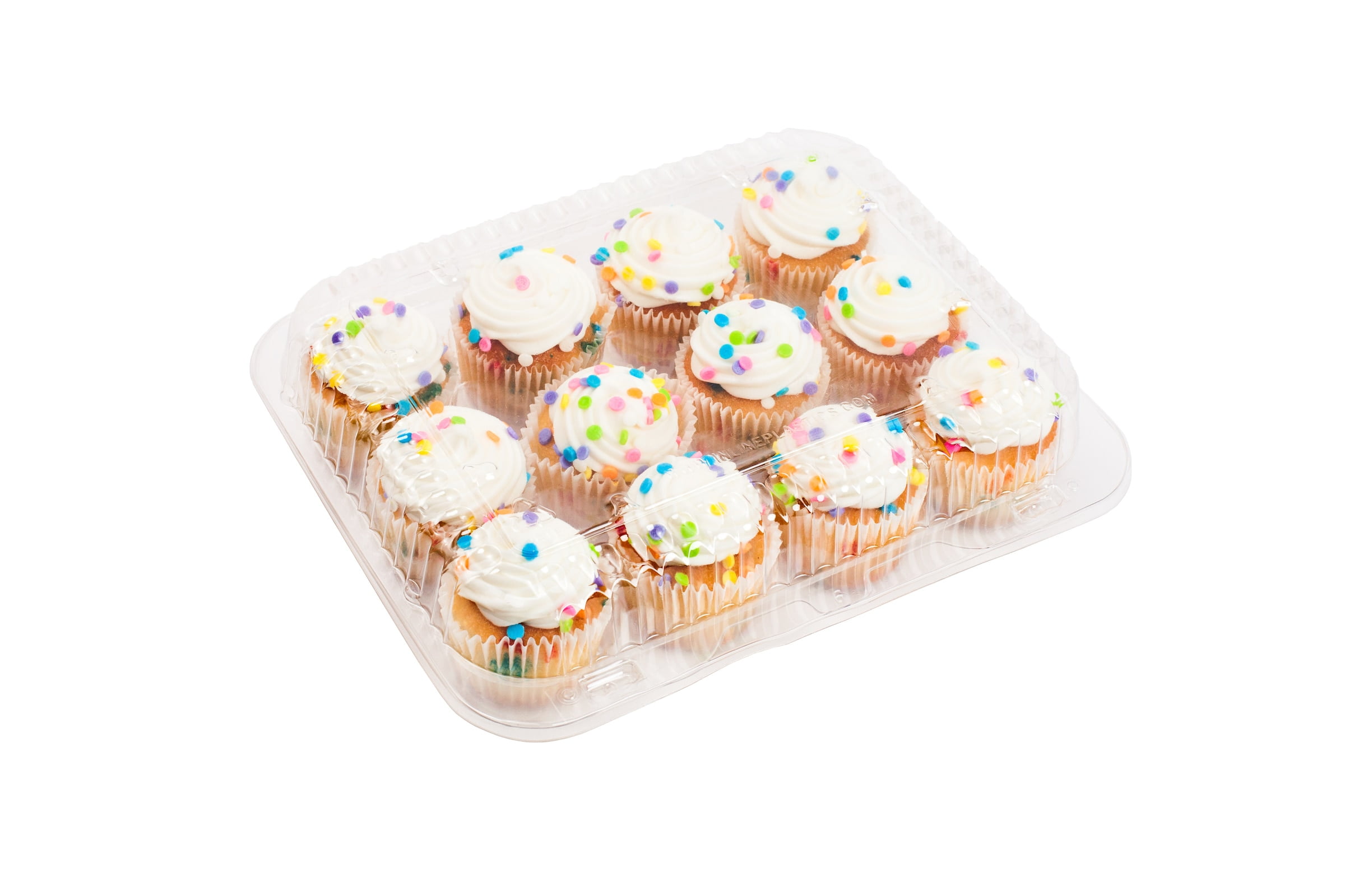 6 Packs 2 ct. (12 total) 12Cup Mini Cupcake Clamshells by Celebrate