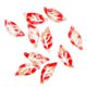 thumbnail image 5 of Suministros para manualidades Fernando 10 piezas colgantes de hojas de árbol rojo, 5 of 8