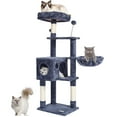 thumbnail image 2 of VEVOR 45.2" Cat Tree Tower - Multi-Level Activity Center with Condo & Sisal Scratching Posts, Dark Grey, 2 of 12