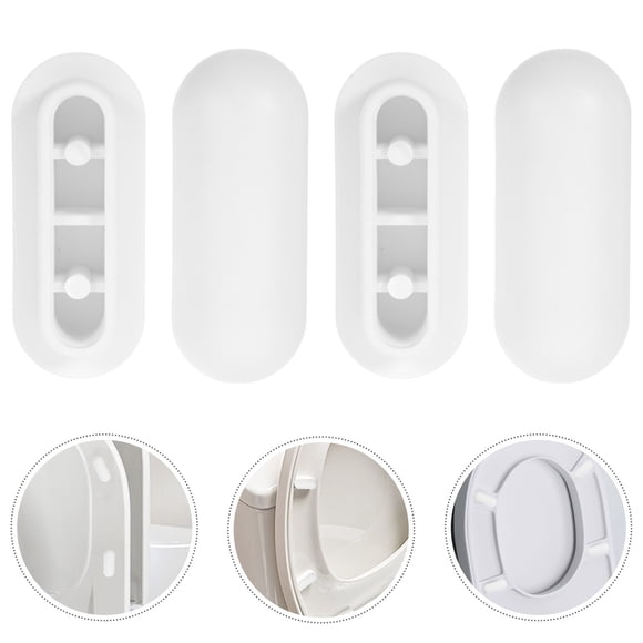 COMPUKAS 8Ud Tampones De Plástico Para Asiento De Inodoro Moderno Duradero