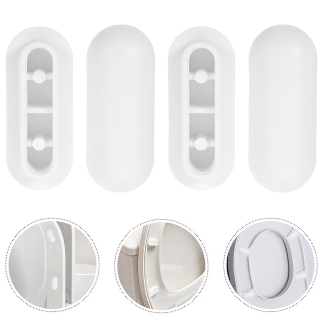 COMPUKAS 8Ud Tampones De Plástico Para Asiento De Inodoro Moderno Duradero