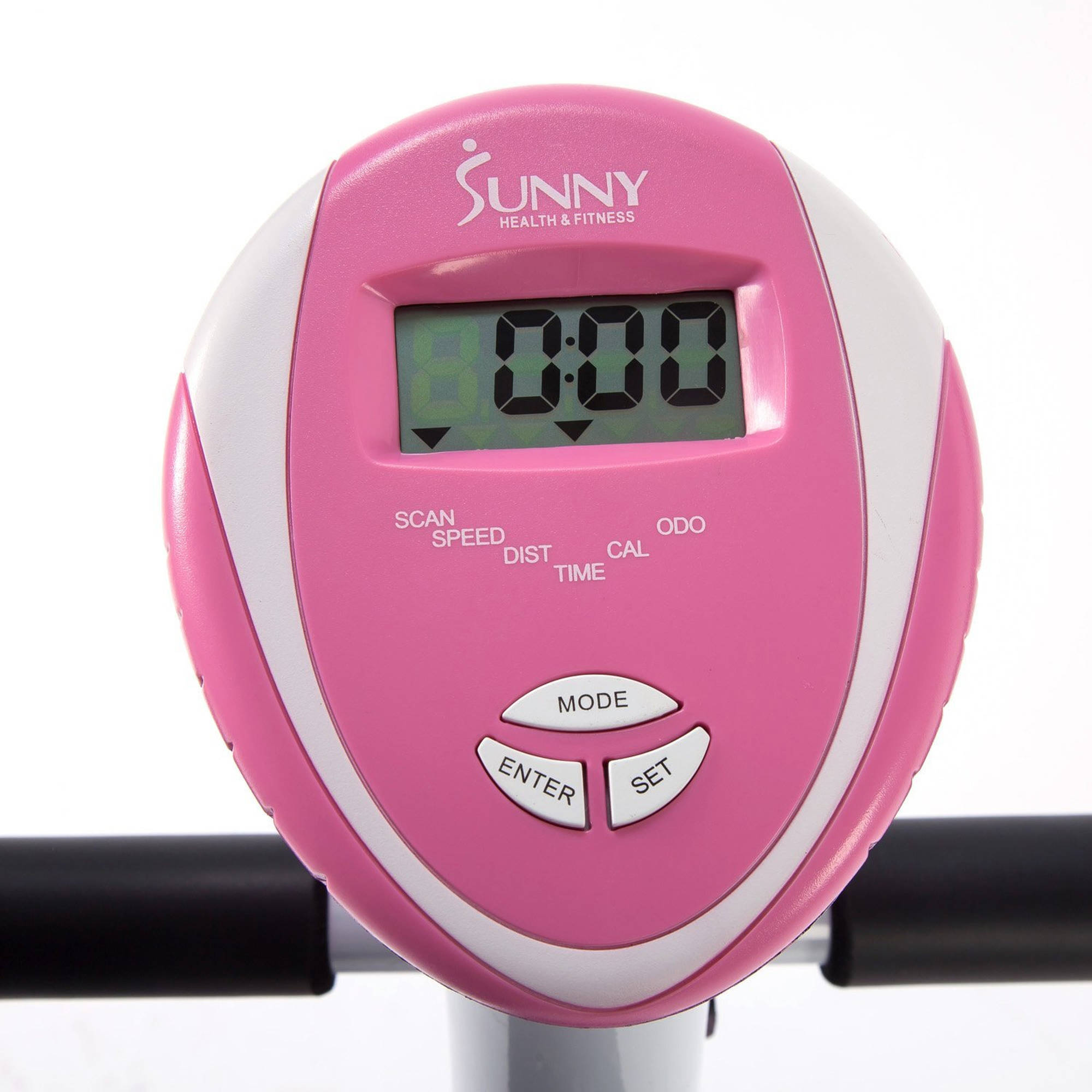 Sunny Health & Fitness P8200 Pink Magnetic Upright Exercise Bike - image 4 of 7