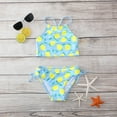 thumbnail image 2 of TAIAOJING 2-Piece Daisy Beach Sport Tankini Girls' Swimsuit Halter Outfits Girls Swimwear For 10-, 2 of 4