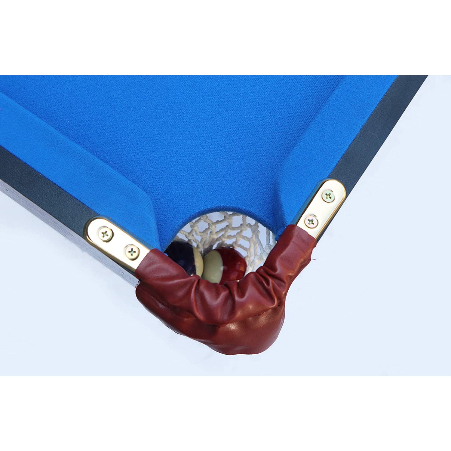 RACK Crux 55" Folding Classic Billiard Pool Table Multi Player Game, Blue