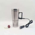 thumbnail image 4 of Car Heating Cup Large Capacity Leakage Proof Safe Stainless Steel Electric Car Insulated Mug for Truck Vehicle 12V for Small Cars, 4 of 4