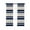 Navy Khaki, variant on Orange Navy Blue Striped Blackout Curtains, Light Blocking Print Window Curtains, Gradient Horizontal Lines Thermal Insulated Window Drapes for Living Room Kitchen Cafe 2 Panels, 84"W x 84"L