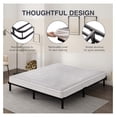 thumbnail image 5 of 5 Inch Metal Box Spring with Quick Assembly, Sturdy Mattress Foundation, Strong Steel Metal Frame, Easy Assembly, California King, 5 of 7