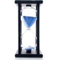 thumbnail image 2 of HAHDAXIA 60 Minutes Hourglass, Wood Sand Timer(Blue,black,60 Min), 2 of 5