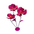 thumbnail image 2 of Flores gigantes para bodas, decoración nupcial, flores artificiales gigantes hechas a mano, realistas, de 160 cm de altura, ideales para fiestas de Rojo rosa, 2 of 8