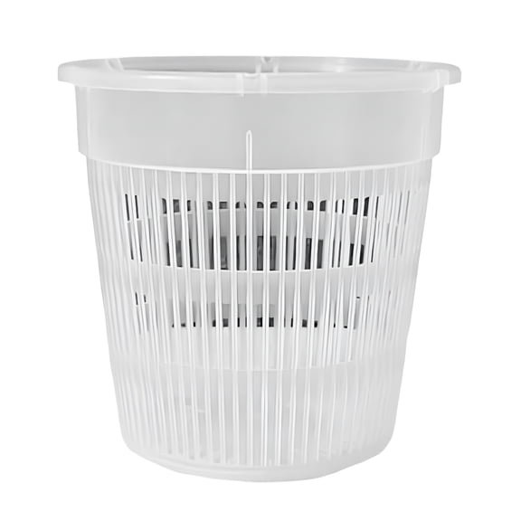 BPPEG 1Pc Orchid Pot,Clear Orchid Pots with Holes,Plastic Nursery Pots for Repotting,Breathable Slotted Planters for Indoor Outdoor Plant,Plant Pots for Phalaenopsis,Flower Pots,7.5 Inch
