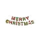 thumbnail image 2 of Decoración Navideña, Pancartas para Fiestas, Guirnaldas de Papel de Colores, Letras Navideñas Colgantes, Guirnaldas, Pancartas de Cuerda, 2 of 6