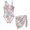 Rabbit Colorful Easter Egg Floral, variant on SEANATIVE Swimsuits for Teen Girls One Piece Bathing Suit See Through Short Skirt Cover Ups Cut Out Back Beachwear for Surfing Water Park, Size 7-8, Rabbit Colorful Easter Egg Floral
