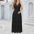 thumbnail image 1 of WILLBEST Robe Mini à Sequins pour Femmes Robes d'Été Sans Manches Robe Maxi Décontractée à Volants Robe Longue de Plage, 1 of 5
