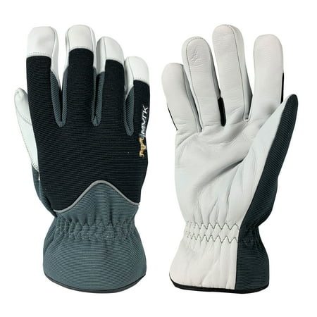 

MVRK Industries Flurry Insulated Black and Gray Stretch Fabric and Goat Leather Waterproof Winter Work Glove- Extra Large