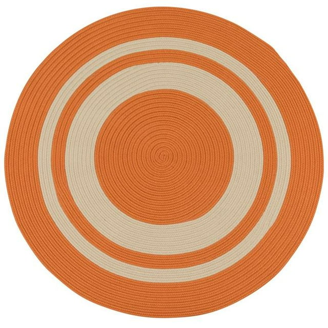 Colonial Mills Tapis CN10R120X120 Coronado Rond Tapis Tressé Rouille - 10 Pi.