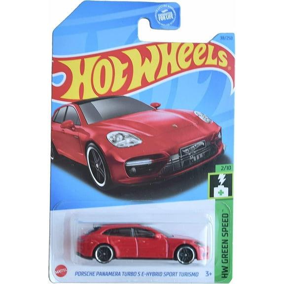 Hot Wheels Porsche Panamera Turbo S E-Hybrid Sport, HW Green Speed 2/10