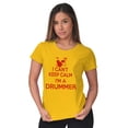 thumbnail image 4 of Can't Keep Calm a Drummer Percussion Women's T Shirt Ladies Tee Brisco Brands M, 4 of 6