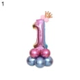 thumbnail image 4 of Kemweao 0-9 Number Crown Foil Latex Balloon Balls Birthday Party Wedding Decor Supplies, 4 of 8