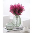 thumbnail image 3 of Flores artificiales RECUTMS de lavanda sintética, 8 paquetes (fucsia), 3 of 7
