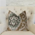 thumbnail image 2 of Plut PBRA2243-2222-DP 22 x 22 in. Ambrosia Luxury Double Sided Throw Pillow - Yellow & Beige, 2 of 3