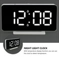 thumbnail image 3 of KAKOWELY 1Set Led Display Digital Alarm Clock With Snooze Function For Families And Individuals,5.94"X2.95"X0.51", 3 of 4
