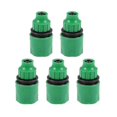 thumbnail image 1 of Quick Connector Adapter 8mm ID Hose Fitting for Garden Irrigation System, 5 Pieces, 1 of 2