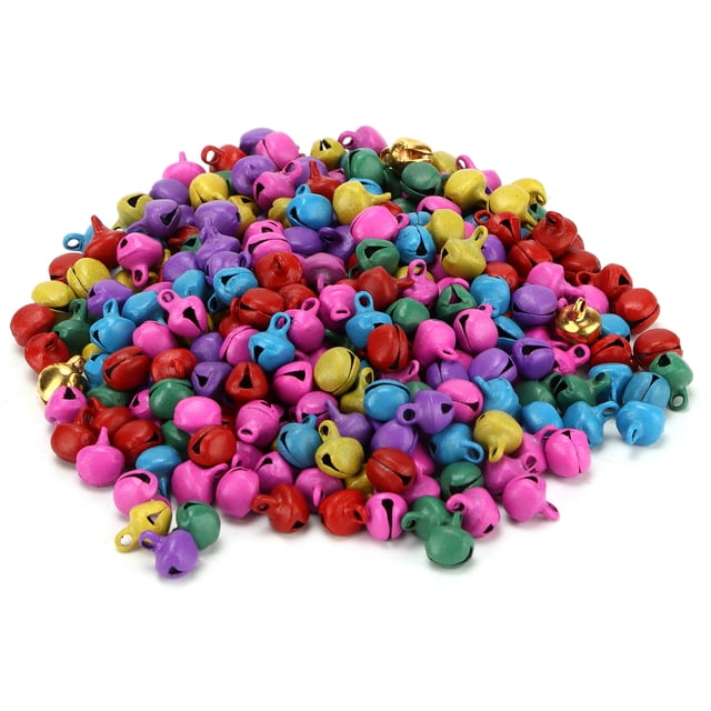 Tiny Bells, Small And Cute Small Bell Long-lasting Shiny Durable Suitable For DIY Craft For Festival Decoration Gold,Colorful