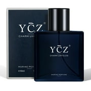 Ycz Charm Unfolds Marine Perfume for Men, 1.7 oz. Long Lasting Eau De Parfum Cologne for Men, Oriental Woody Fragrance - Ideal Special Occasions, Making it the Ideal Gentlemen’s Gift