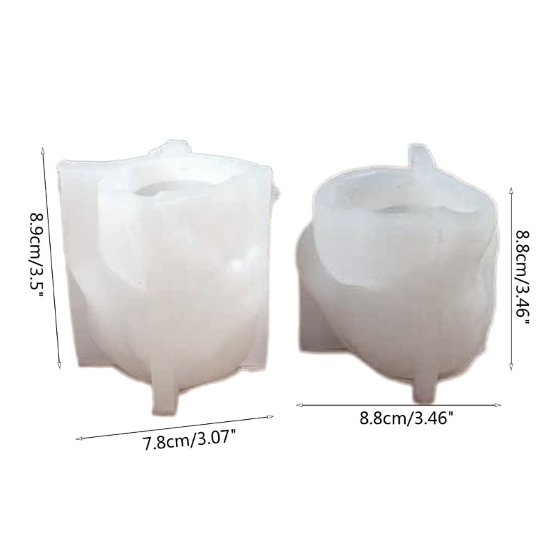 Flower Pot Silicone Mold Concrete Succulent Planter Mould DIY Candle Holder Mold