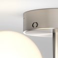 thumbnail image 2 of Artika Bloom Modern Flush Mount Ceiling Light Fixture, Brushed Nickel, 2 of 5