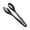 Black, variant on Clearance Food Clips under $5,Stainless Steel Saladss Tongs BBQ Kitchen Cooking Food Serving Bar Utensil Tong