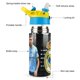 thumbnail image 3 of Rodri-theme One-Touch Pop Top Water Bottle Stainless Steel Leak-Proof Sports Children's Bottle blue 12oz, 3 of 6