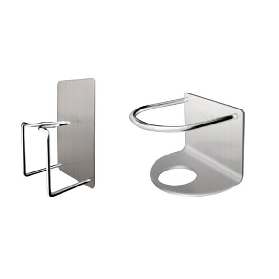 Mizh 2pcs Bathroom 304 Stainless Steel Toothbrush Holders Wall Mounted Stand Rack Toothpaste Rack for Home Bathroom (Toothpaste Rack   Toothbrush Holder)