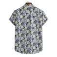 thumbnail image 5 of POTETI Hawaii Men's Shirts Beach Tropical Casual Short Sleeve Button Down Shirt Tops, 5 of 9