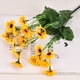 thumbnail image 2 of Flor artificial Injueey seda realista 22 cabezas para hogar boda fiesta, 2 of 6