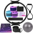 thumbnail image 2 of Equipo de Pilates para Entrenamiento en Casa - 11 Piezas Pilates Kit con Pelota de Yoga 25cm,Bandas de Resistencia y Aro de Pilates -Ideal para Pilates en Casa,Yoga y Ejercicio en Hogar,Gris, 2 of 2