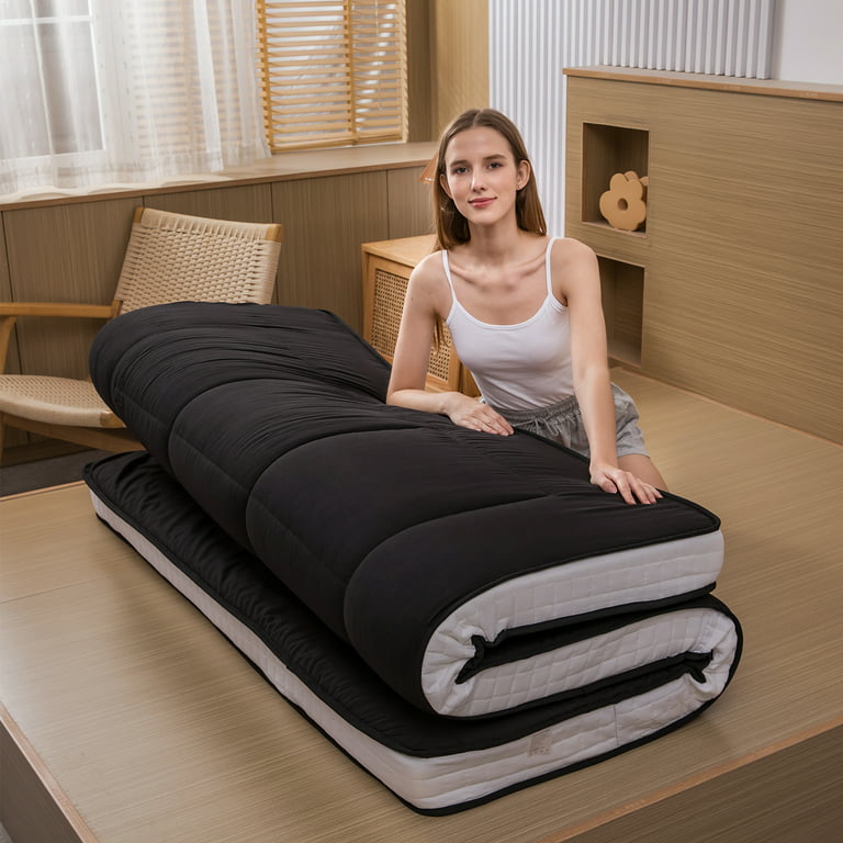 Thick Futon Cushion With Straps in 2023