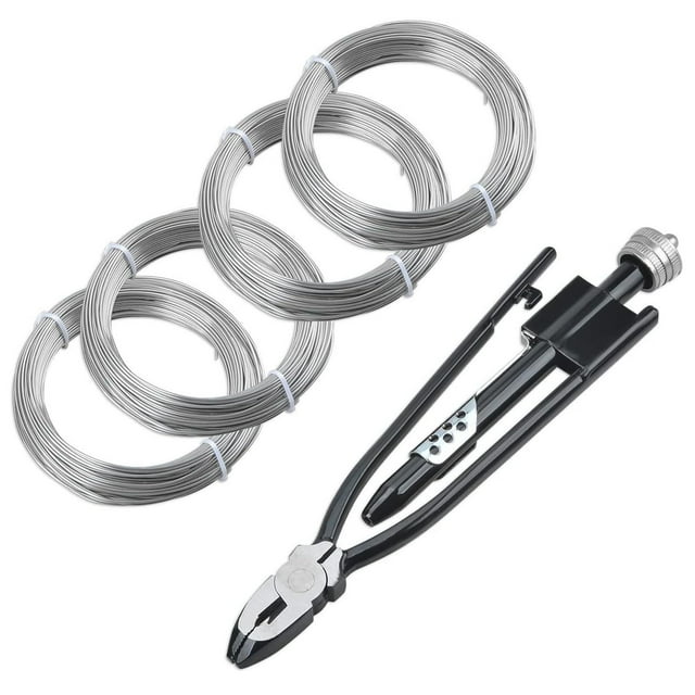 Alicates de torsión de alambre de seguridad Accesorios prácticos con alambre de seguridad para vehículos 21x45 cm