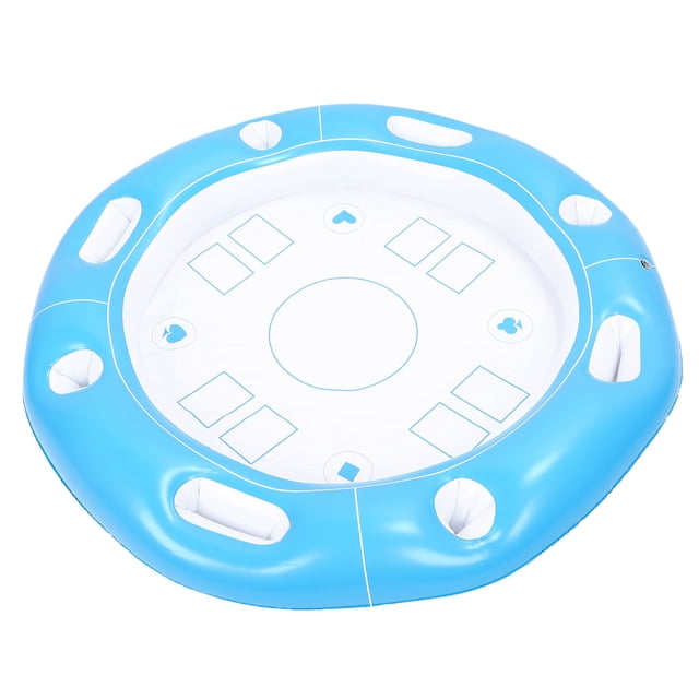 Mesa Flotante De Piscina, Mesa De Tarjeta Flotante De Piscina Inflable Para La Bandeja Para La Playa